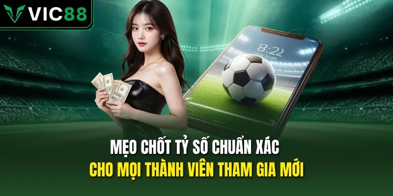 Mẹo chốt tỷ số chuẩn xác cho mọi thành viên tham gia mới