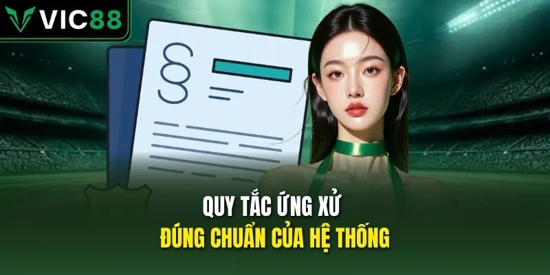 Quy tắc ứng xử đúng chuẩn của hệ thống.