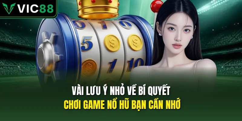 Vài lưu ý nhỏ về bí quyết chơi game Nổ Hũ bạn cần nhớ